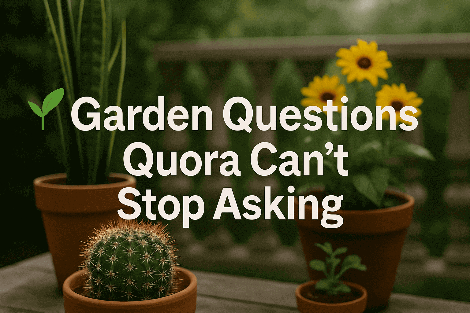 🌿Най-често задаваните градинарски въпроси в Quora – сега с истински отговори!