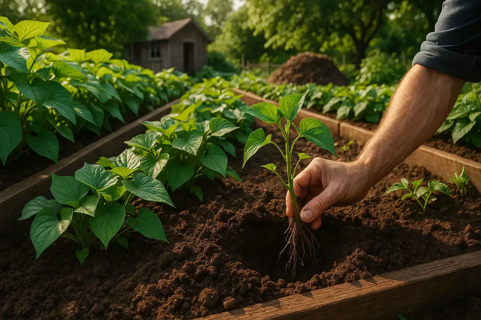 🥔Как да си отгледаме картофи - Основни съвети за отглеждане на сладки картофи